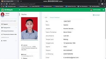 part 1. aplikasi kepegawaian framework codeigniter