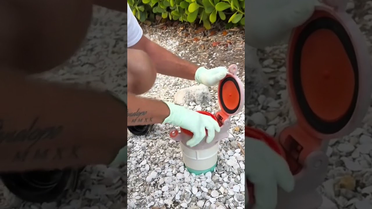 How to hook up RV sewer hose. Aka the stinky slinky.