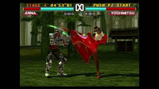 Tekken 3 - Arcade Mode - Anna Williams - Hard