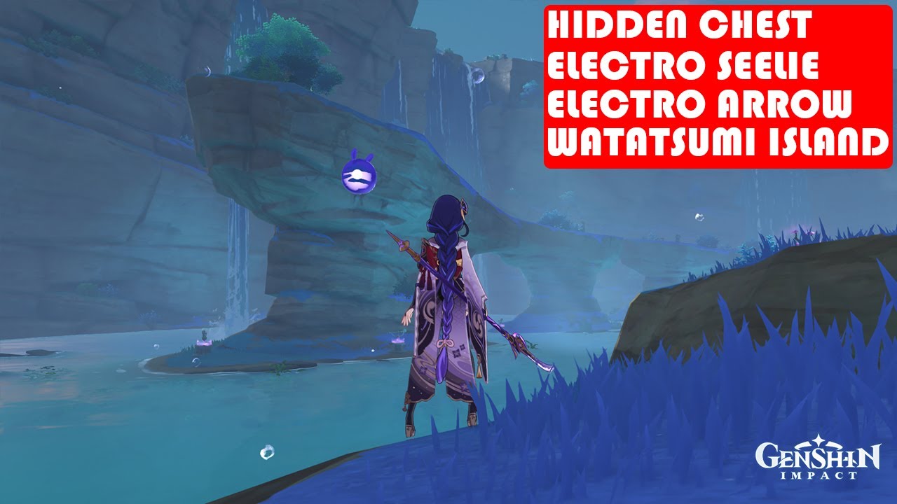 [HIDDEN CHEST] WATATSUMI ELECTRO SEELIE & ARROW GENSHIN IMPACT YouTube
