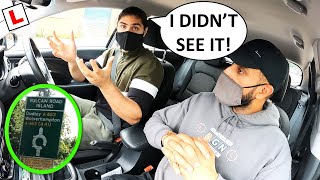 He Thought Sign Following Would Be Easy | DIFFICULT DRIVING LESSON