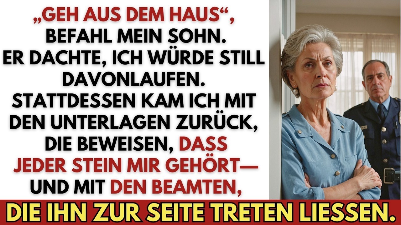 Ich stand in meiner eigenen Küche und hörte meinen Sohn sagen: „Geh aus dem Haus.“ Ruhig, als wäre es die normalste Bitte der Welt. Meine Schwiegertochter stand daneben, die Arme verschränkt, als...