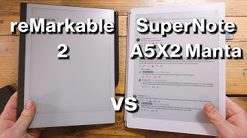 Supernote A5X2 Manta - Should you Upgrade from the reMarkable 2!?
