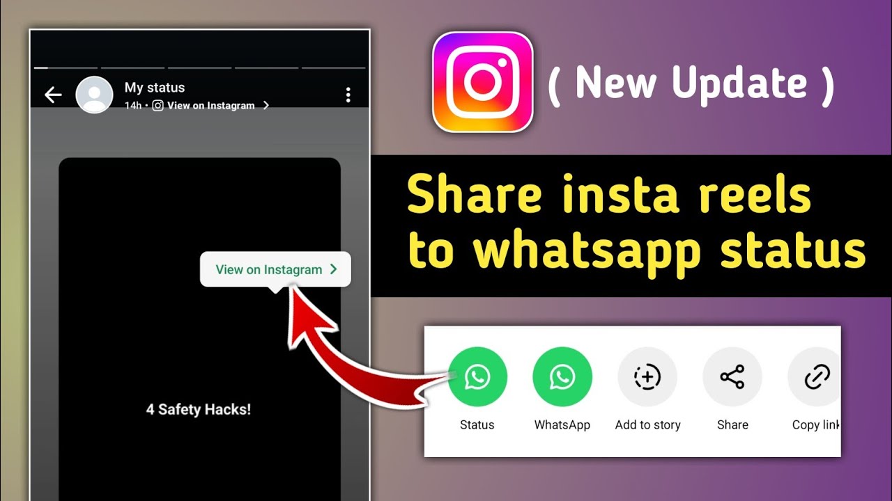 how-to-put-instagram-reels-on-whatsapp-status-without-link-youtube