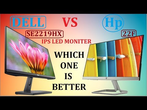 DELL SE2219HX Vs Hp 22F LED Moniter Comparison | Best For Gamers | Which One IS Best ??