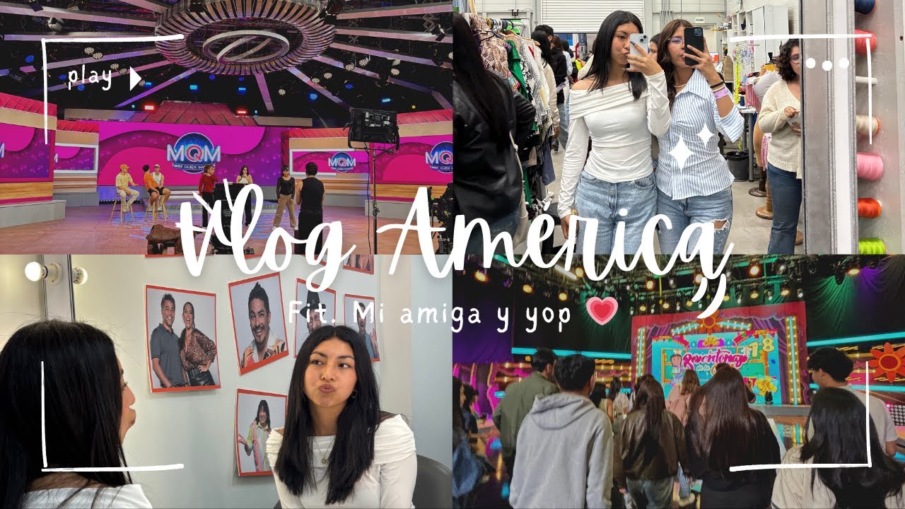 Vlogcito en América TV: Visita de Estudios 🧡🎥