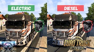 1200HP Diesel vs Electric Engine Test | Torque & Top Speed | Euro Truck Simulator 2 v1.50