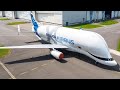 Chegada do maior avião cargueiro Beluga em Campinas
