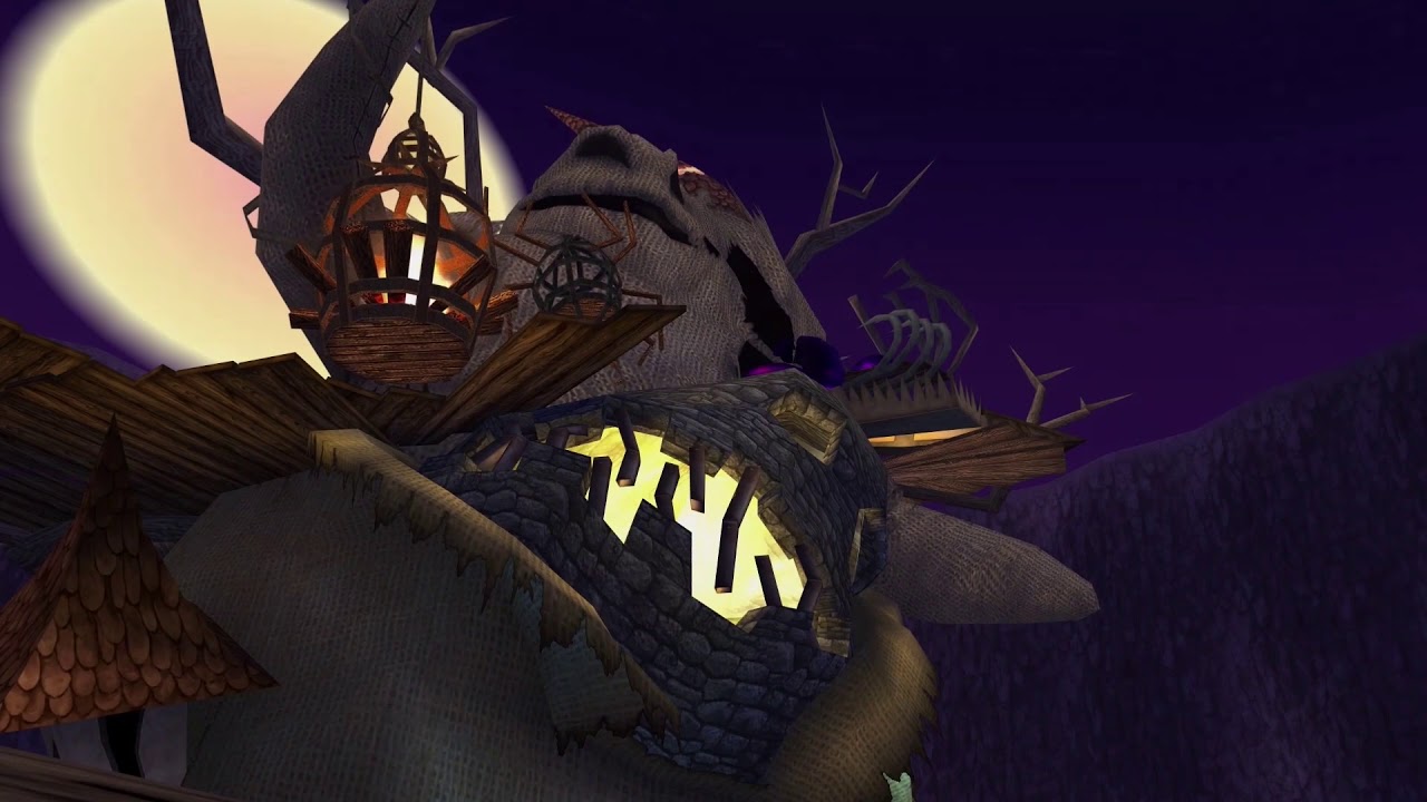 Kingdom Hearts Final Mix Scene 112 Sealing the Keyhole Halloween Town