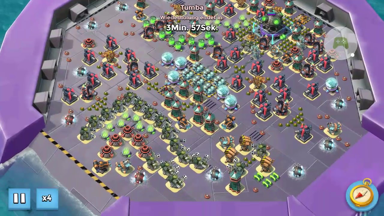 Boom Beach – Mega Crab - Stage 71, 72, 73, 74 by Tumba - local Highscore