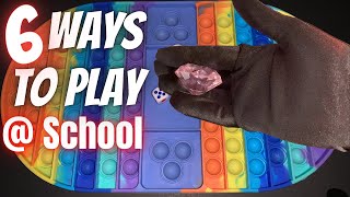 How To Play Pop It Dice Game 6 Ways To Play at School, #popitchessgame screenshot 3