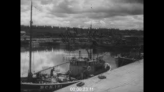 The Picturesque Fishing Village of Baccy, Scotland, 1950s - Film 1001214