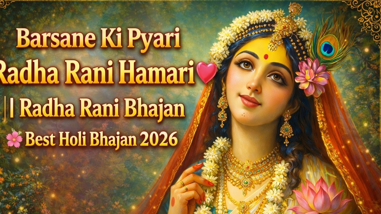 Barsane Ki Pyari Radha Rani Hamari 💖 | Radha Rani Bhajan 🌸 Best Holi Bhajan 2026