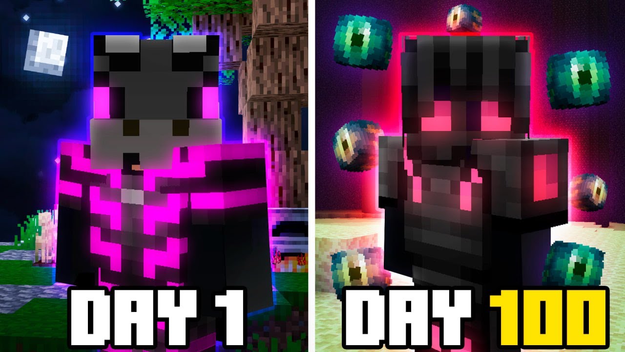 I survived 100 DAYS Zealot Farming Hypixel Skyblock YouTube
