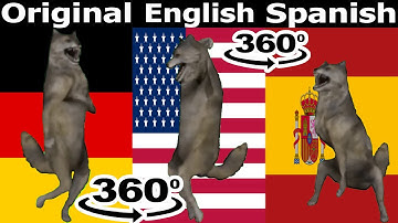 ich will nicht Wolf Dancing Meme (Original vs English vs Spanish Versions) 360º