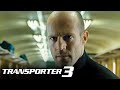 Frank Catches The Train, With His Car | Transporter 3