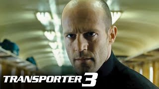 Frank Catches The Train, With His Car | Transporter 3
