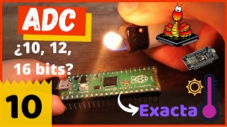 Raspberry Pi Pico ADC   Sensor de Temperatura 🔥 ESP [MicroPython] # 010