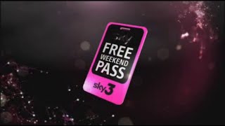 Sky3 - 'Free Weekend Pass' continuity - 18/20 September 2009