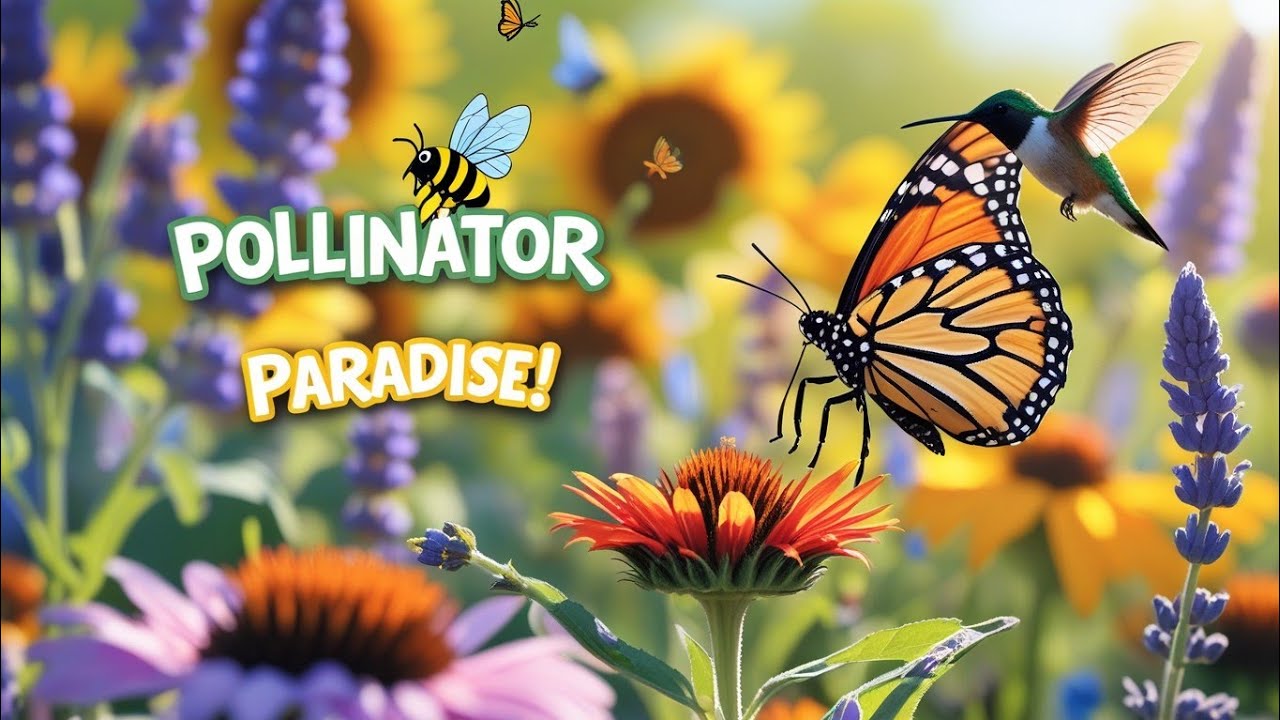 🌸 Create a Pollinator Paradise! 🐝 Attract Bees, Butterflies & Hummingbirds!