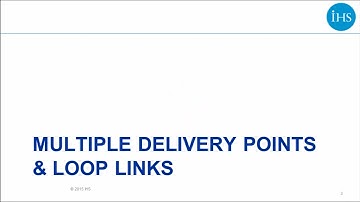 IHS Piper: Multiple Delivery Points