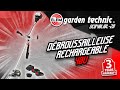 Elem garden technic  dcb40libl2b  dbroussailleuse rechargeable 40v 2x20v
