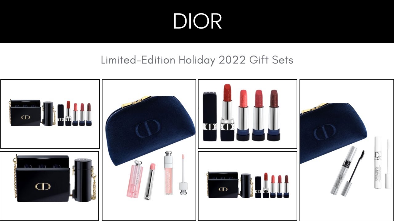 DIOR Limited Edition Holiday 2022 Gift Sets 