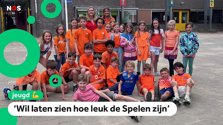Wereldkampioen Dafne Schippers geeft les over Olympische Spelen