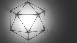 How To Draw Icosahedron - The 5 Platonic Solids Tutorials
