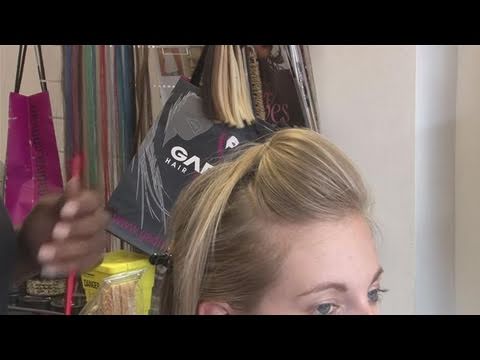 How To Style A Bump In Your Hair - YouTube