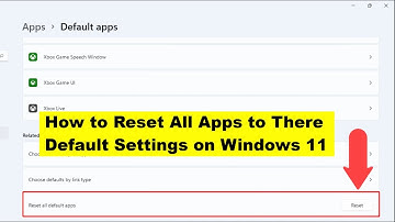 How to Reset All Default Apps on Windows 11
