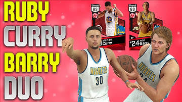 NBA 2K17 MyTeam - Dynamic Duo Ruby Steph Curry & Rick Barry - Full Game Friday