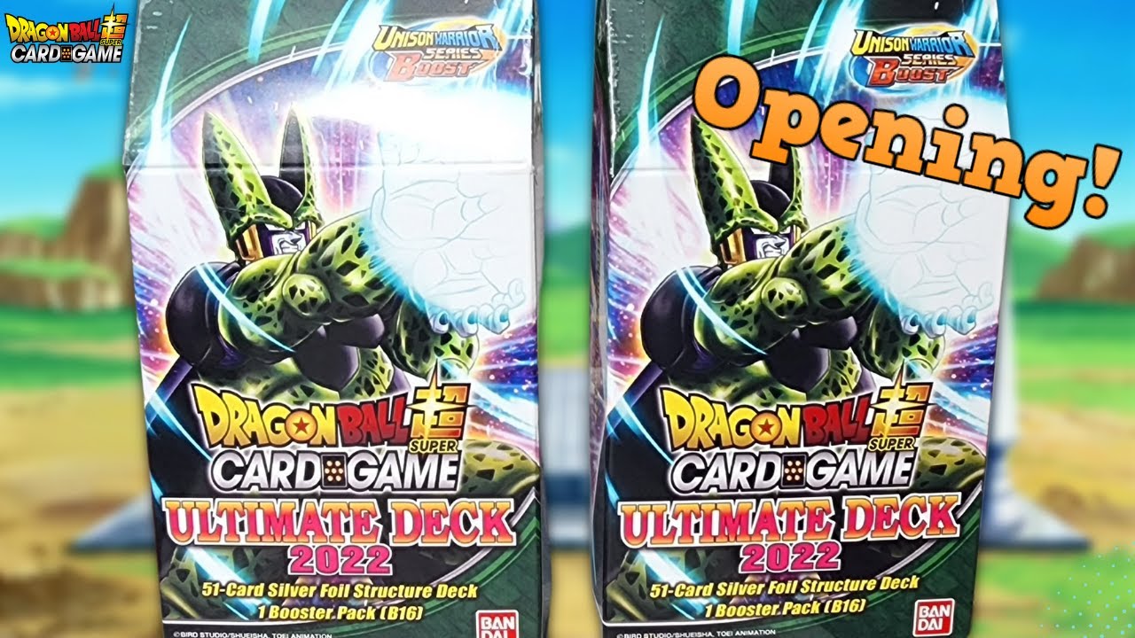 dragon ball super card game ultimate deck 2022 OPENING! Cell Ultimate Deck 2022