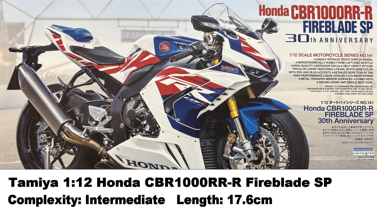 Tamiya 1:12 Honda CBR1000RR-R Fireblade SP [30th Anniversary] Kit