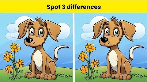 Find 5 Differences between two pictures | #spotthedifference #find5differences