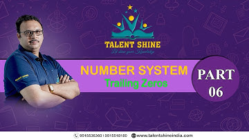 Number System - Trailing Zeros
