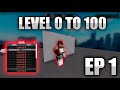 LEVEL 0 TO 100 IN PARKOUR! (RESETTING PROGRESS) -EP.1 (ROBLOX)