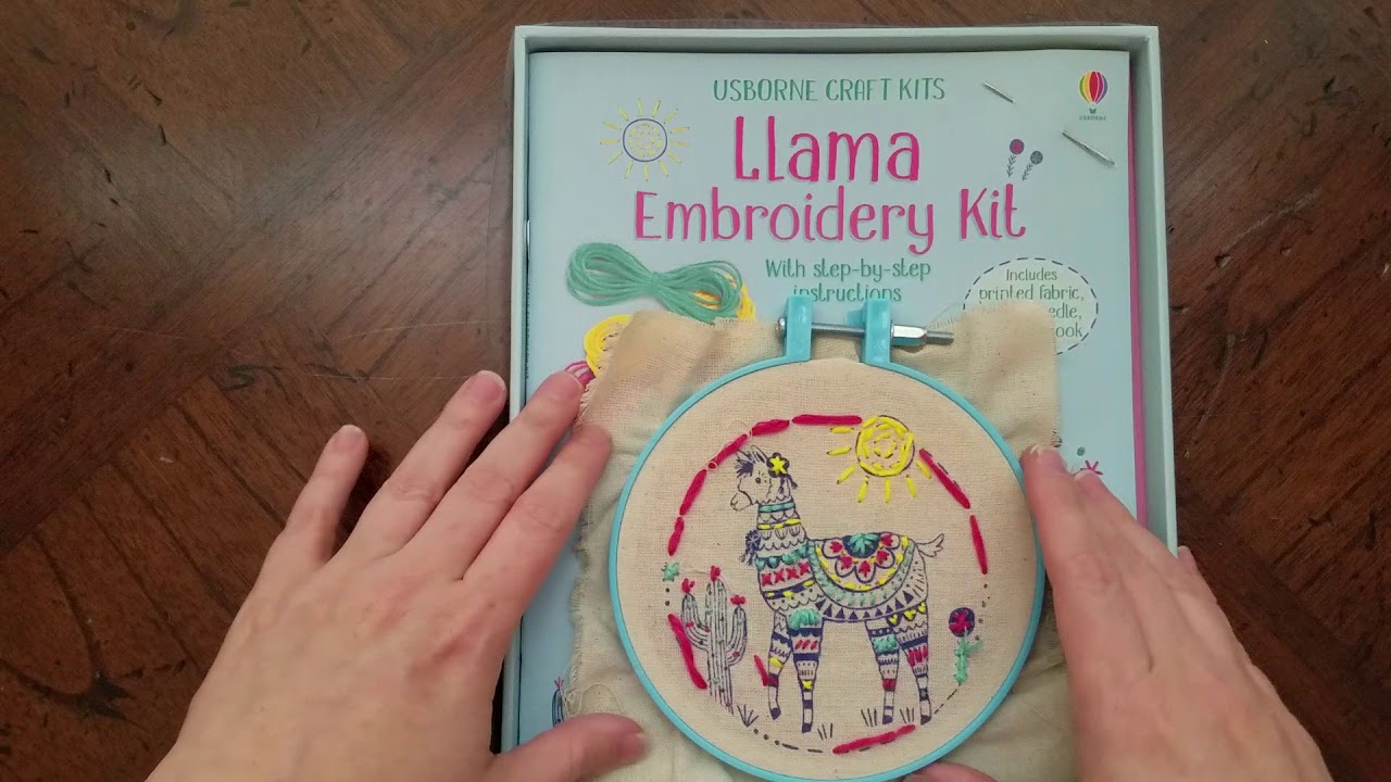 Embroidery kit  youtube Embroidery kit  youtube