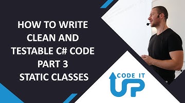 The Rules For TESTABLE C# Code Design - Part 3 - Static Methods