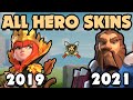 All 24 HERO SKINS Compilation Clash of Clans - Hero Skins CoC