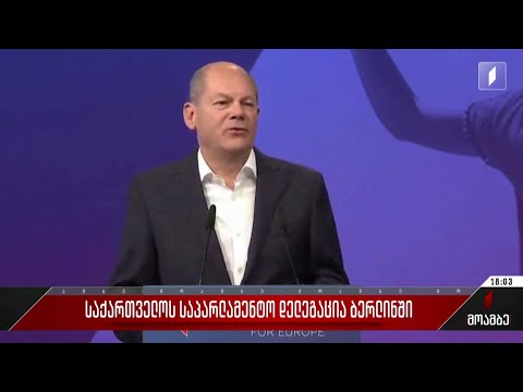 საქართველოს საპარლამენტო დელეგაცია ბერლინში