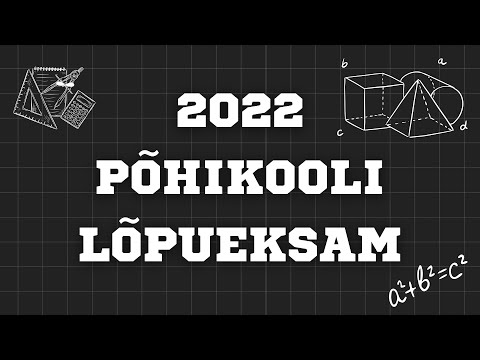 Matemaatika Põhikooli Lõpueksam 2022