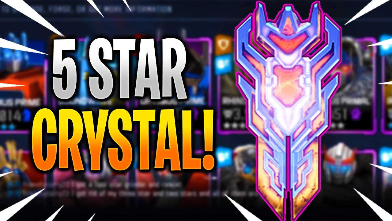 *NEW* 5 STAR CRYSTAL OPENING! - Transformers: Forged To Fight
