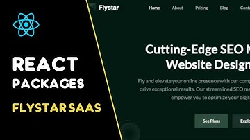 Flystar SaaS: A modern SaaS website built using Next.js and Tailwind CSS