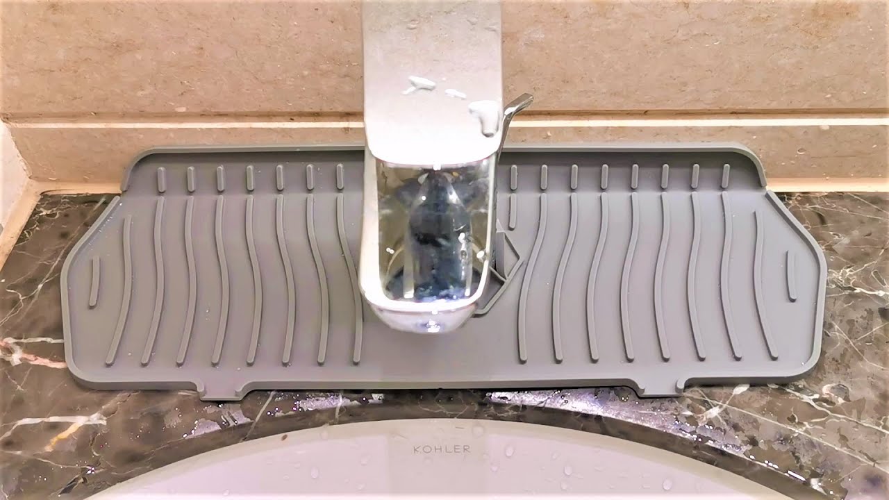 How to Use Kitchenguard™ Silicone Faucet Handle Drip Catcher Tray