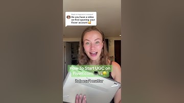 How to start UGC on Fiverr.com 💻💵🤑