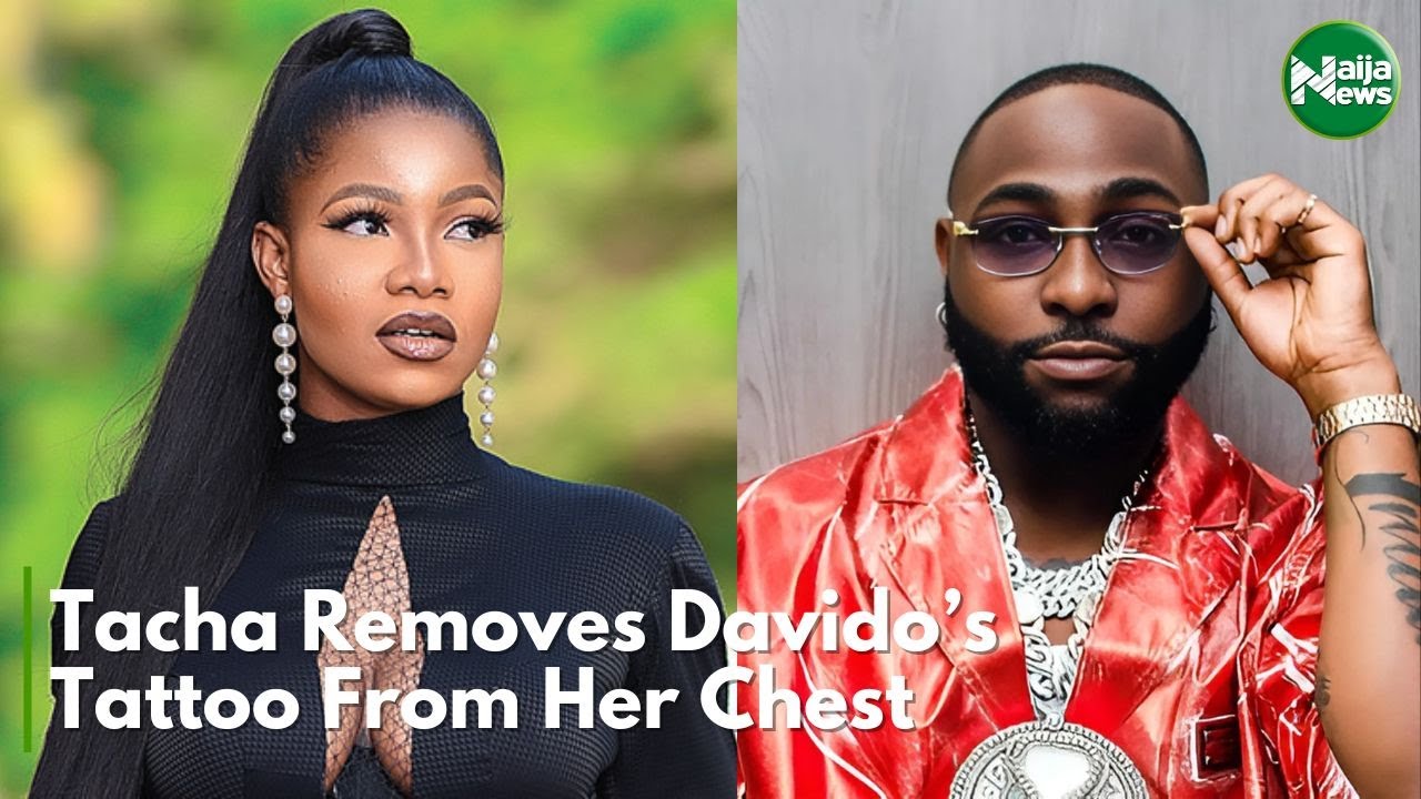 Watch As Tacha Remove Davido’s Tattoo From Her Chest, Shares Procedure | NaijaNews TV
