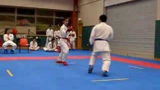 Kumite Exam 2008 Q1 Male Group A Kei Vs Patrick