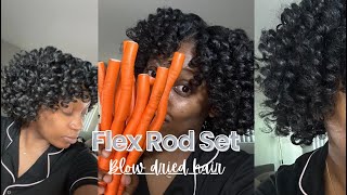 How To | Flexi Rod Set On Blow Dried Hair