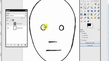 How To Make Lineart Using the Path Tool in GIMP